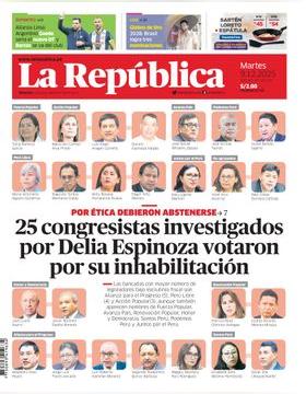 Edición Impresa - La Republica | Lima - Martes 09 de Diciembre del 2025