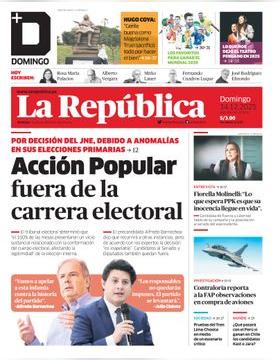 Edición Impresa - La Republica | Lima - Domingo 14 de Diciembre del 2025
