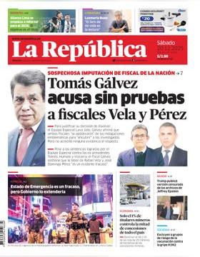Edición Impresa - La Republica | Lima - Sabado 20 de Diciembre del 2025