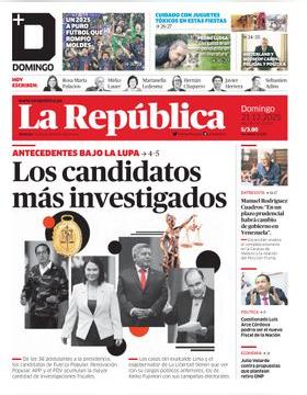Edición Impresa - La Republica | Lima - Domingo 21 de Diciembre del 2025