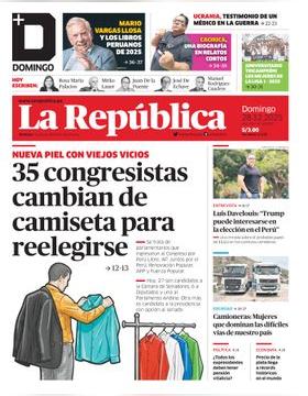 Edición Impresa - La Republica | Lima - Domingo 28 de Diciembre del 2025