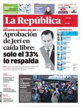 Edición Impresa - La Republica | Lima - Lunes 26 de Enero del 2026
