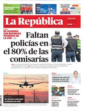Edición Impresa - La Republica | Lima - Viernes 06 de Febrero del 2026