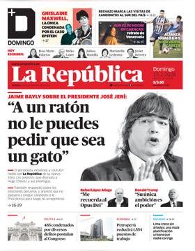 Edición Impresa - La Republica | Lima - Domingo 15 de Febrero del 2026