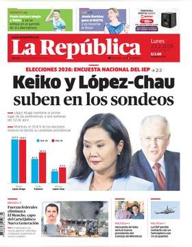 Edición Impresa - La Republica | Lima - Lunes 23 de Febrero del 2026