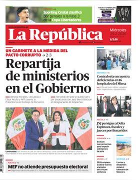 Edición Impresa - La Republica | Lima - Miercoles 25 de Febrero del 2026