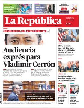 Edición Impresa - La Republica | Lima - Viernes 06 de Marzo del 2026