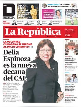 Edición Impresa - La Republica | Lima - Domingo 15 de Marzo del 2026