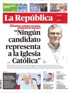 Edición Impresa - La Republica | Lima - Lunes 16 de Marzo del 2026