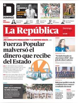 Edición Impresa - La Republica | Lima - Domingo 29 de Marzo del 2026