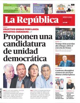 Edición Impresa - La Republica | Lima - Miercoles 08 de Abril del 2026