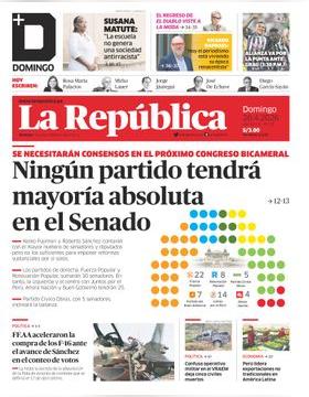 Edición Impresa - La Republica | Lima - Domingo 26 de Abril del 2026