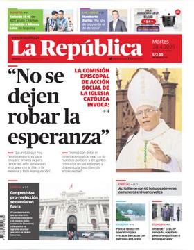 Edición Impresa - La Republica | Lima - Martes 28 de Abril del 2026