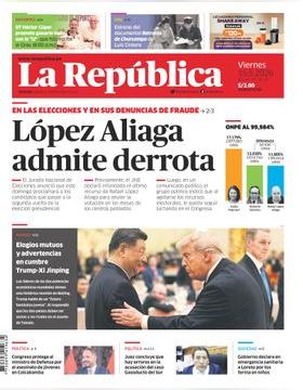 Edición Impresa - La Republica | Lima - Viernes 15 de Mayo del 2026