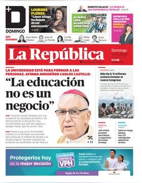 Edición Impresa - La Republica | Lima - Domingo 17 de Mayo del 2026