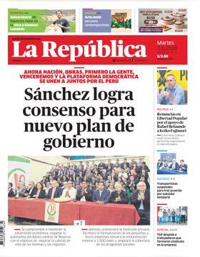 Edición Impresa - La Republica | Lima - Martes 02 de Junio del 2026