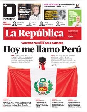 Edición Impresa - La Republica | Lima - Domingo 07 de Junio del 2026