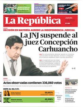 Edición Impresa - La Republica | Lima - Jueves 11 de Junio del 2026