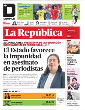 Edición Impresa - La Republica | Lima - Domingo 14 de Junio del 2026