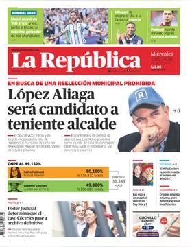 Edición Impresa - La Republica | Lima - Miercoles 17 de Junio del 2026