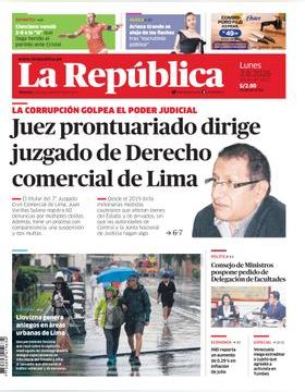 Edición Impresa - La Republica | Lima - Lunes 03 de Agosto del 2026