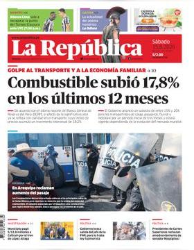 Edición Impresa - La Republica | Lima - Sabado 15 de Agosto del 2026