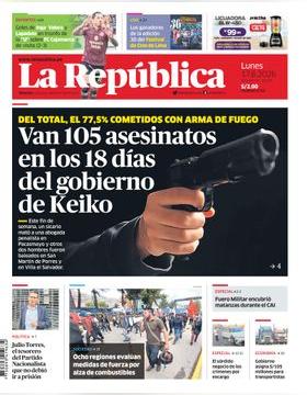 Edición Impresa - La Republica | Lima - Lunes 17 de Agosto del 2026