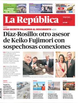 Edición Impresa - La Republica | Lima - Viernes 28 de Agosto del 2026
