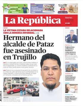 Edición Impresa - La Republica | Lima - Martes 08 de Setiembre del 2026