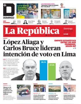Edición Impresa - La Republica | Lima - Domingo 13 de Setiembre del 2026
