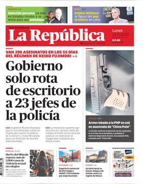 Edición Impresa - La Republica | Lima - Lunes 21 de Setiembre del 2026