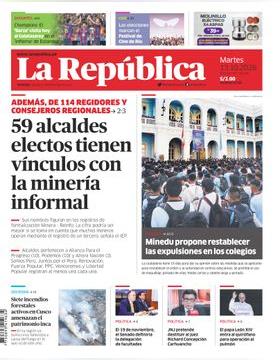Edición Impresa - La Republica | Lima - Martes 13 de Octubre del 2026