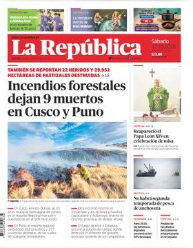 Edición Impresa - La Republica | Lima - Sabado 17 de Octubre del 2026