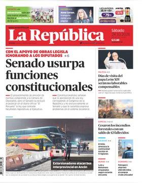 Edición Impresa - La Republica | Lima - Sabado 24 de Octubre del 2026