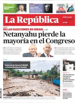 Edición Impresa - La Republica | Lima - Miercoles 28 de Octubre del 2026