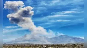 El volcán Sabancaya de Arequipa cumple cuatro años en proceso eruptivo  