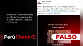 Es falso que video compartido por Daniel Abugattas sobre elecciones sea del 2021