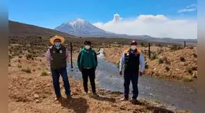 Arequipa: caída de cenizas del volcán Sabancaya afecta a distrito de Lluta 