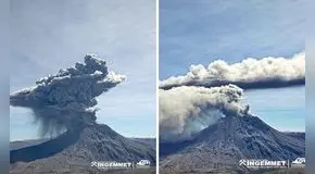Alerta en el volcán Ubinas: reportan la explosión más fuerte hasta el momento con emisión de cenizas