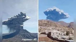 Así fue la explosión del Volcán Ubinas captada por los ciudadanos en Moquegua
