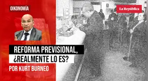 Reforma previsional, ¿realmente lo es?, por Kurt Burneo