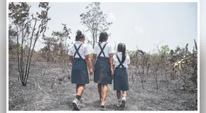Niños indígenas son los más afectados por los incendios forestales