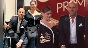 Gianmarco, con bastón en mano, reaparece en los Latin Grammy con su hija Nicole Zignago: "Momentos que quedarán en mi alma"