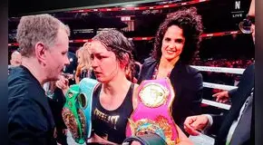 Kina Malpartida reapareció en la pelea Tyson vs Paul: ¿qué función cumplió en la velada de Netflix?