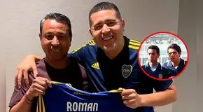 Juan Román Riquelme y el enorme gesto con Nolberto Solano previo a Alianza Lima vs Boca Juniors por Libertadores: "Lindo encuentro con amigos"
