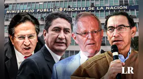 Vladimir Cerrón, Alejandro Toledo y PPK se beneficiarán de ley de extinción de dominio, alerta la Fiscalía