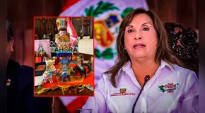 Revelan nueva foto del celular de Dina Boluarte: escultura de santo y estampas llenan su oficina