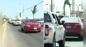 Caos vehicular en acceso al nuevo aeropuerto Jorge Chávez en Av. Morales Duárez tras inicio de marcha blanca