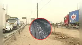 Tráfico en Ramiro Prialé tras cierre de avenida Pedro Ruiz Gallo: choferes reportan intensa congestión vehicular