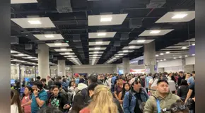 Migraciones sin espacio y sistema caído provocan largas colas de pasajeros en nuevo aeropuerto Jorge Chávez